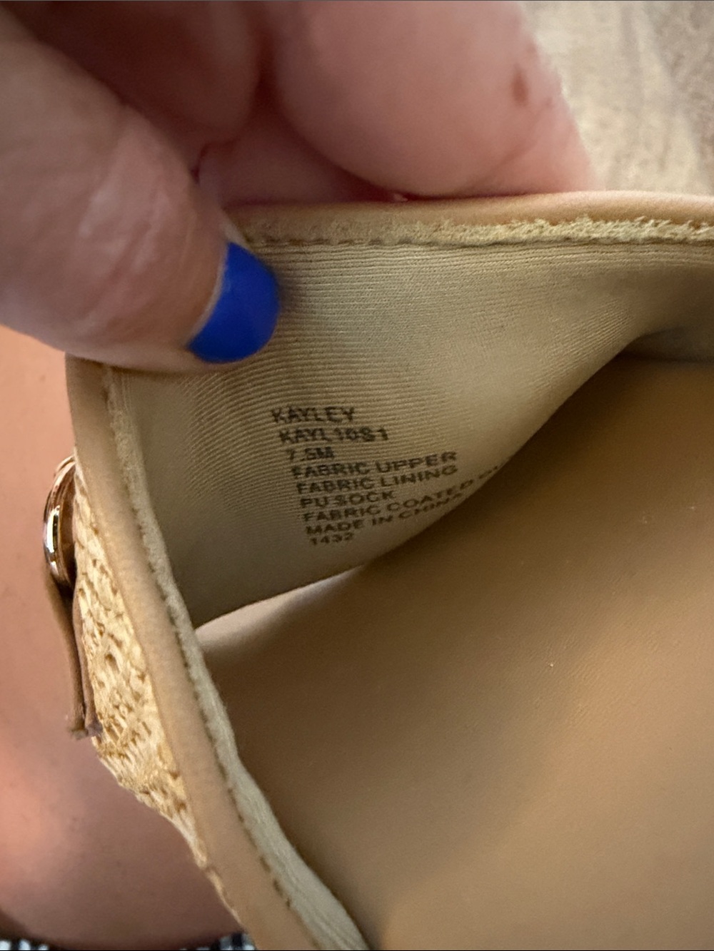 Steve Madden Natural Raffia Slide Sandals with Gold Bit - Picture 4 of 4